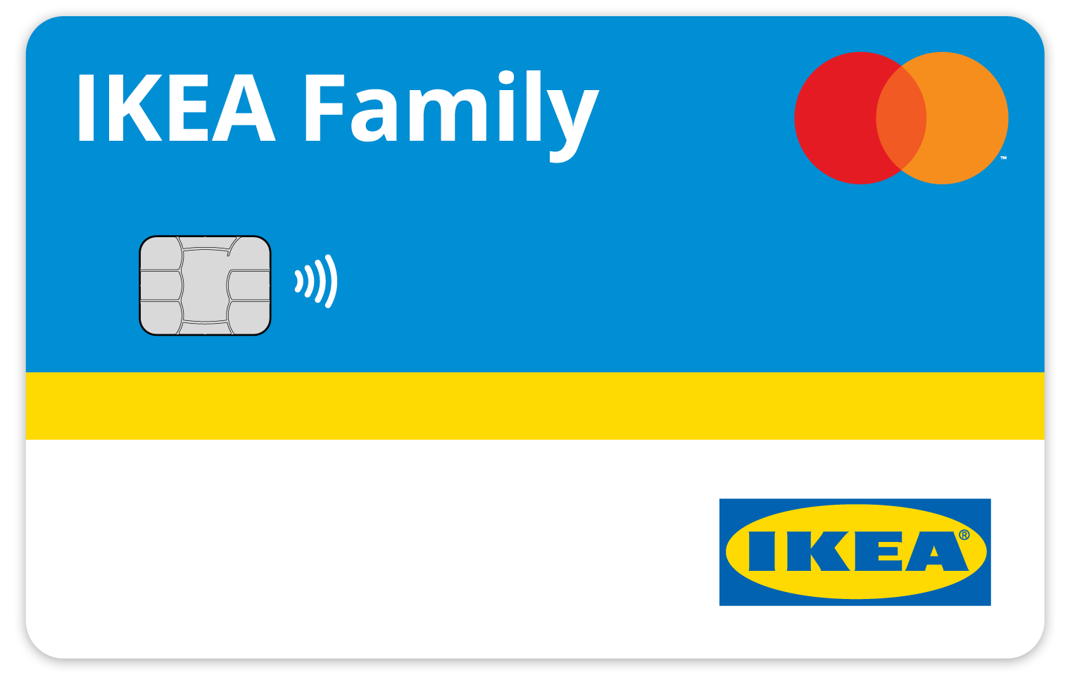 An IKEA Family credit card